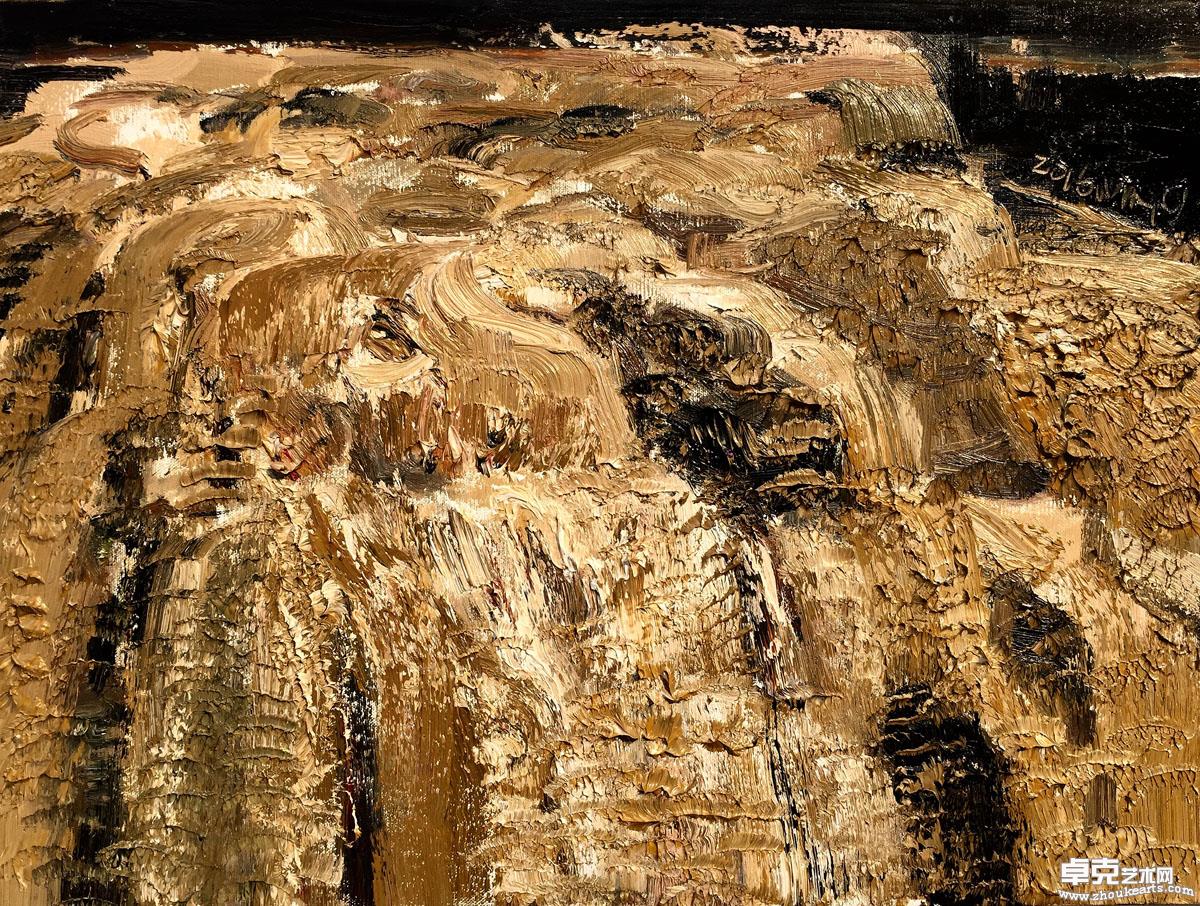 《宜川.壶口》60x80cm