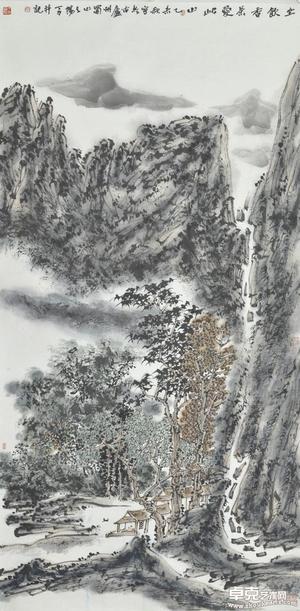坐饮香茶爱此山