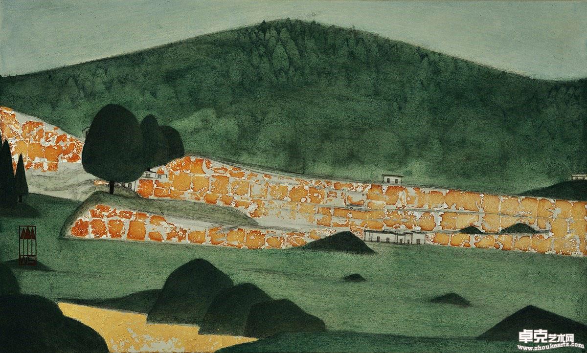 《智慧之丘》  54x90cm  