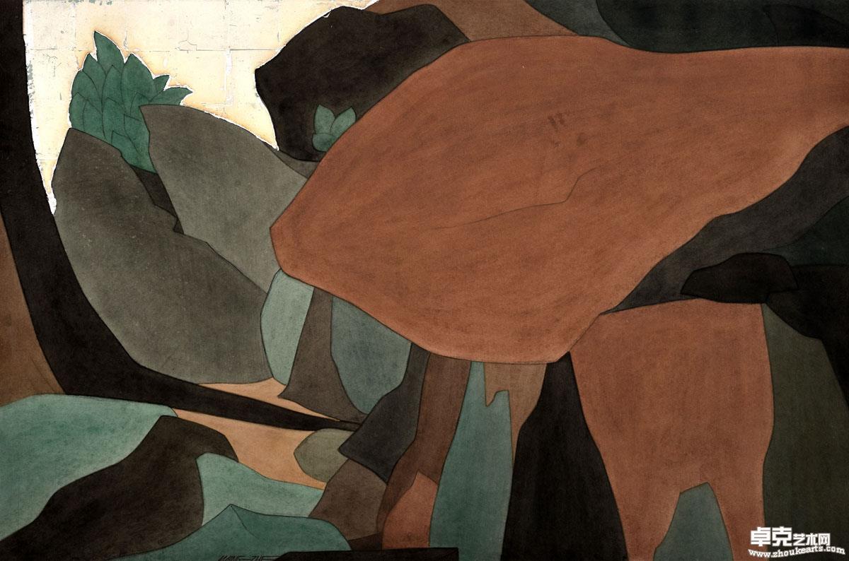 《地涌》117.5x180cm 