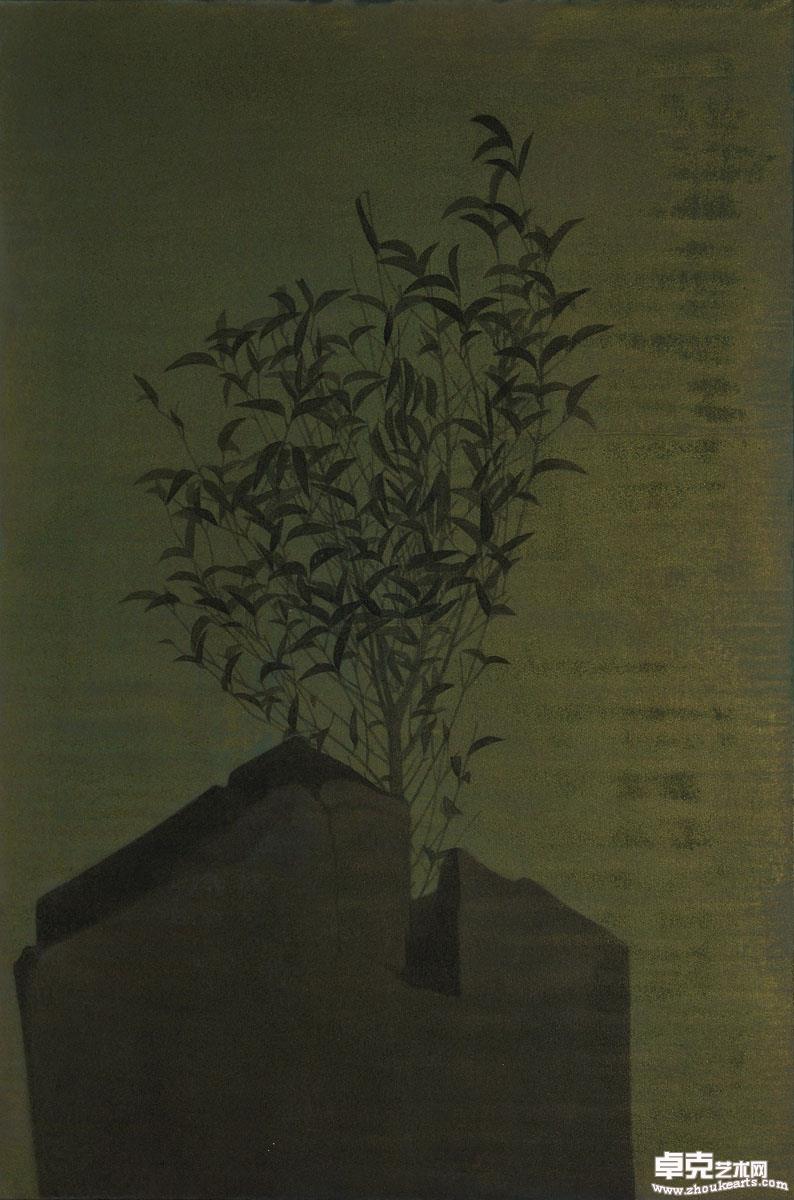 《禅》48×32.5cm 