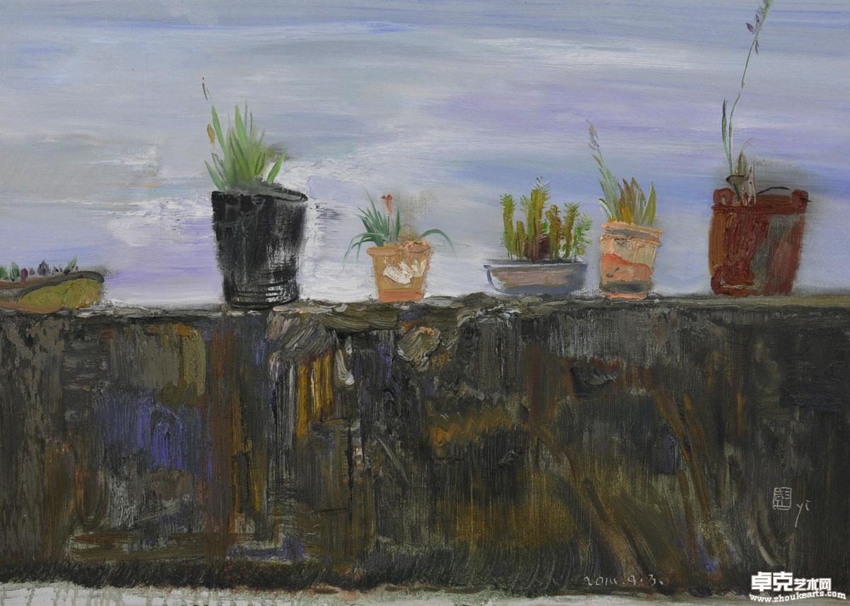 《红土地之小花》50X70CM