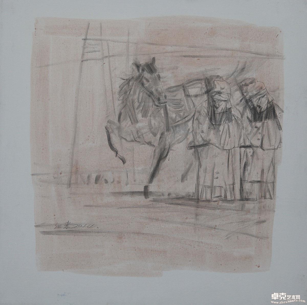 《英雄图》3 60x60 cm
