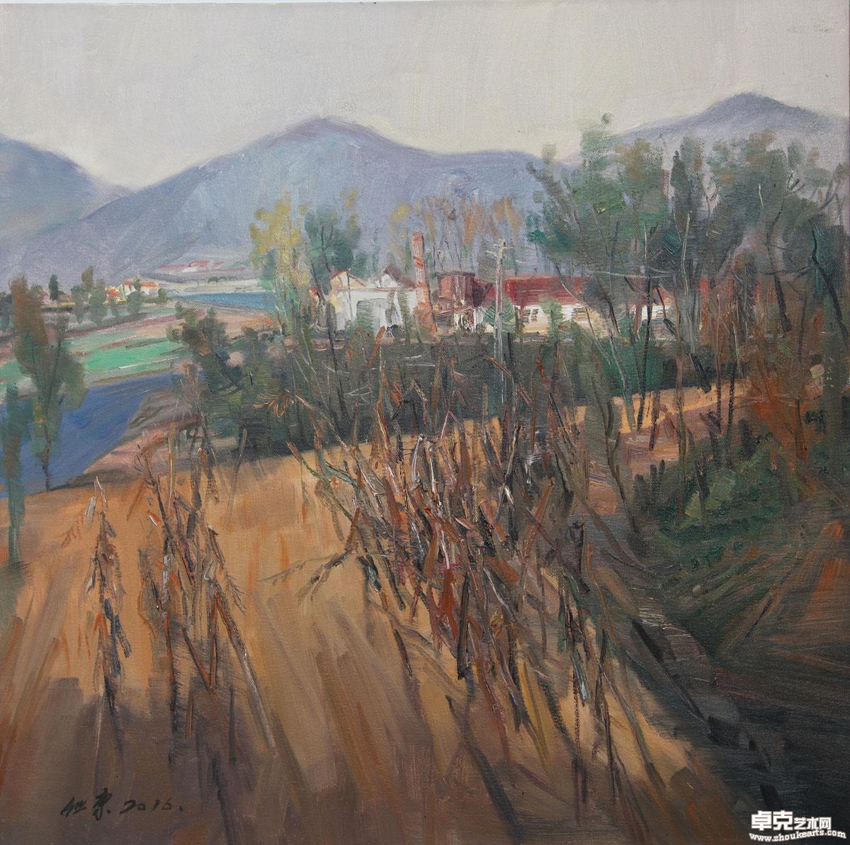《太河秋华-之一》80x80cm