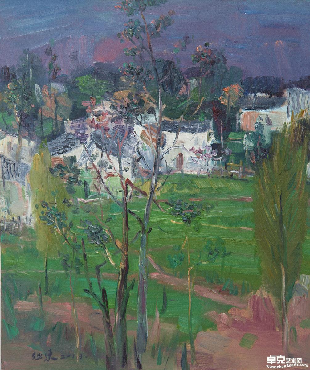 《宏村》之三 50x60cm
