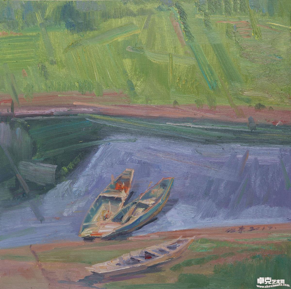 《舟》60x60cm 