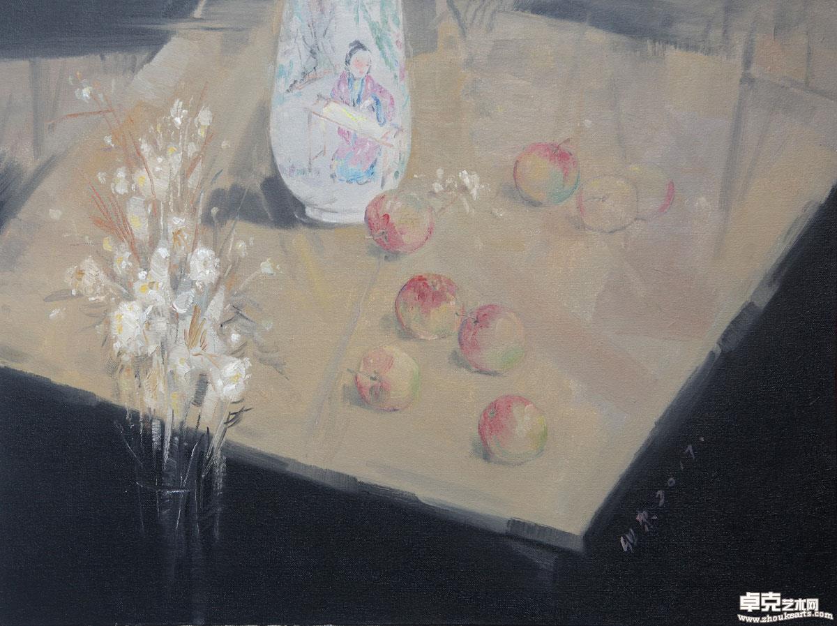 《瓶花3》60x80cm