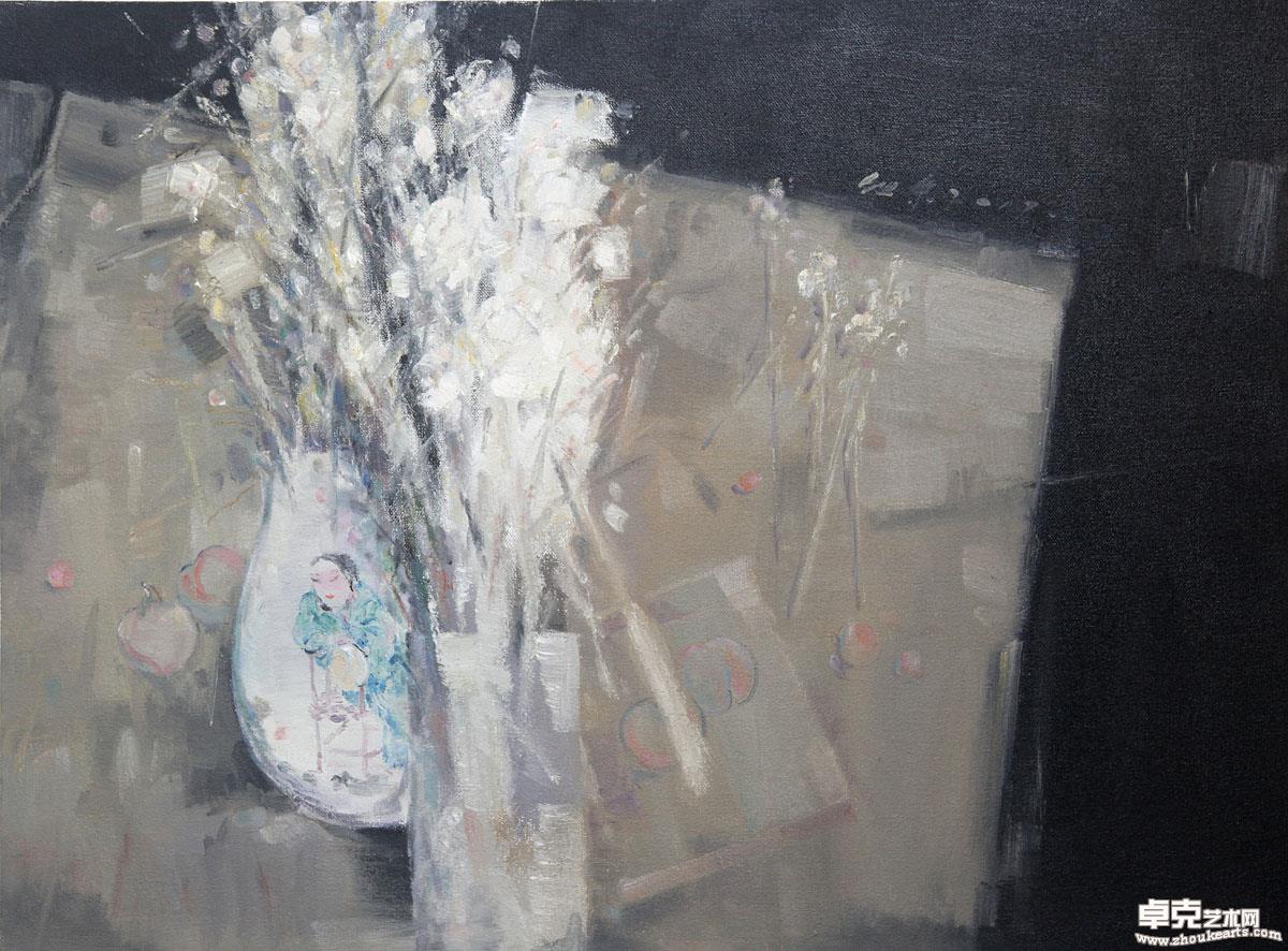 《瓶花2》60x80cm