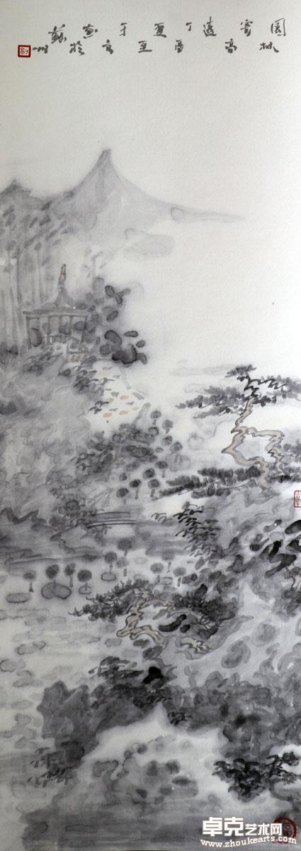 园林寄高远30x80cm