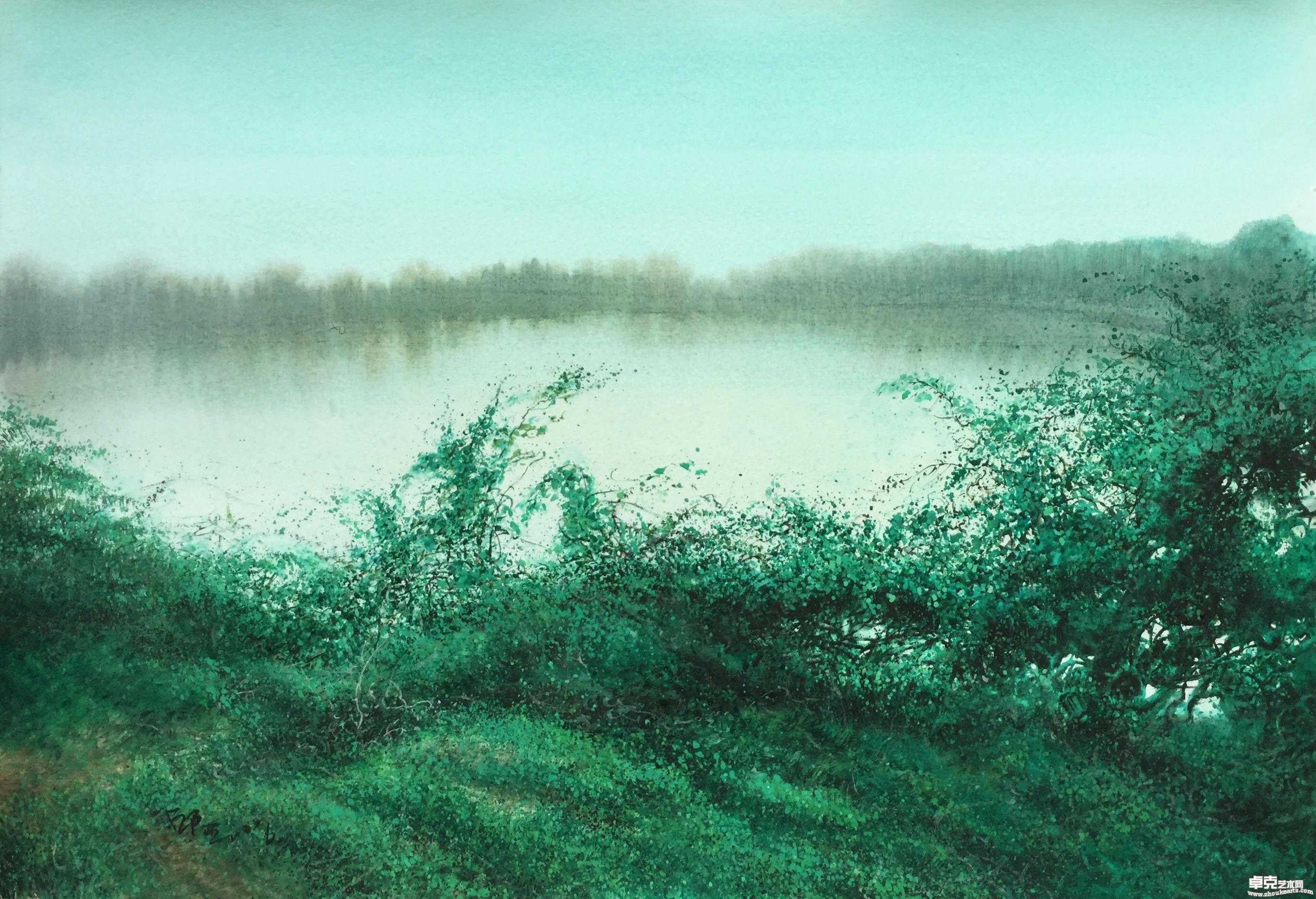 《新绿》56x78cm