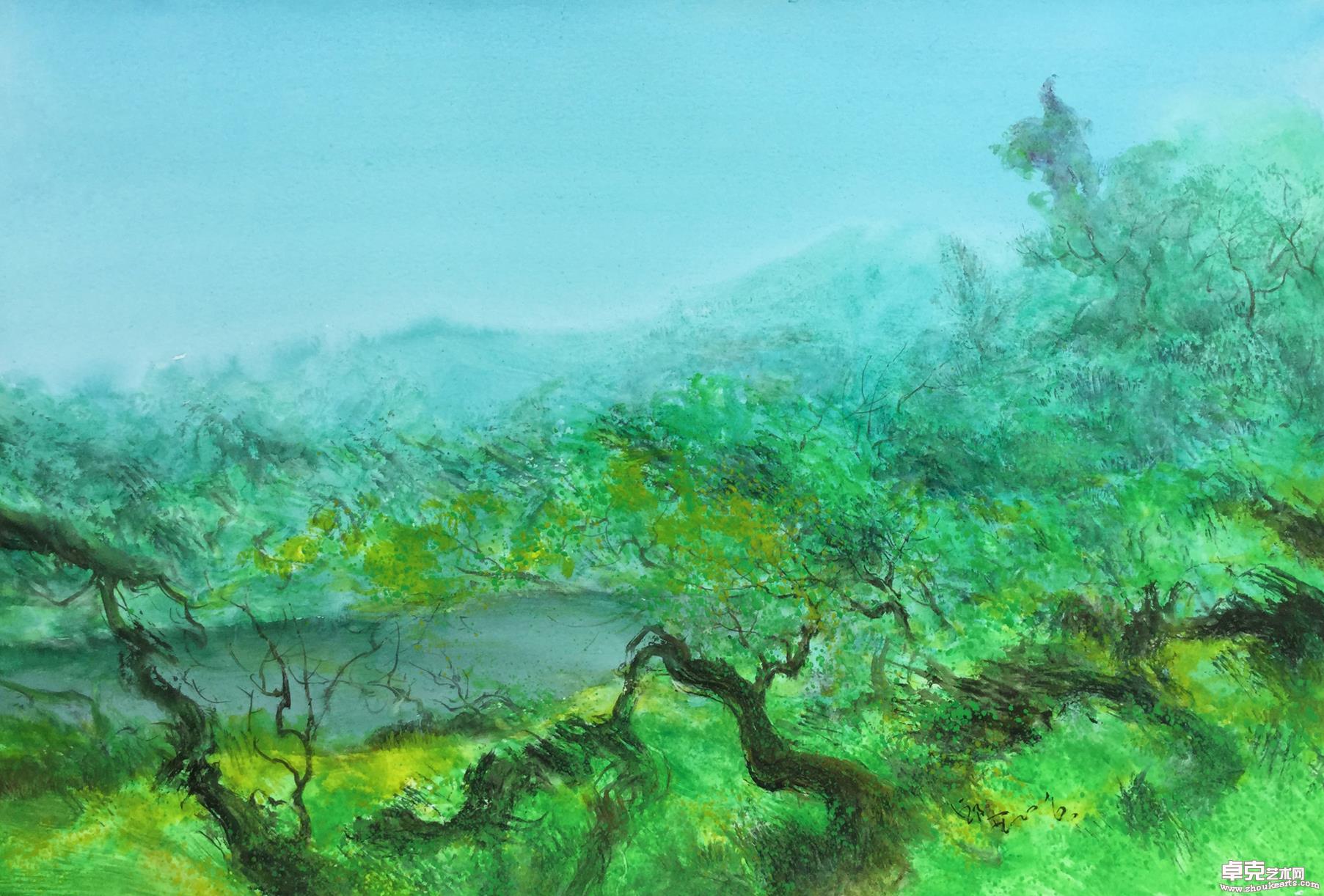 《夏有声》56x78cm