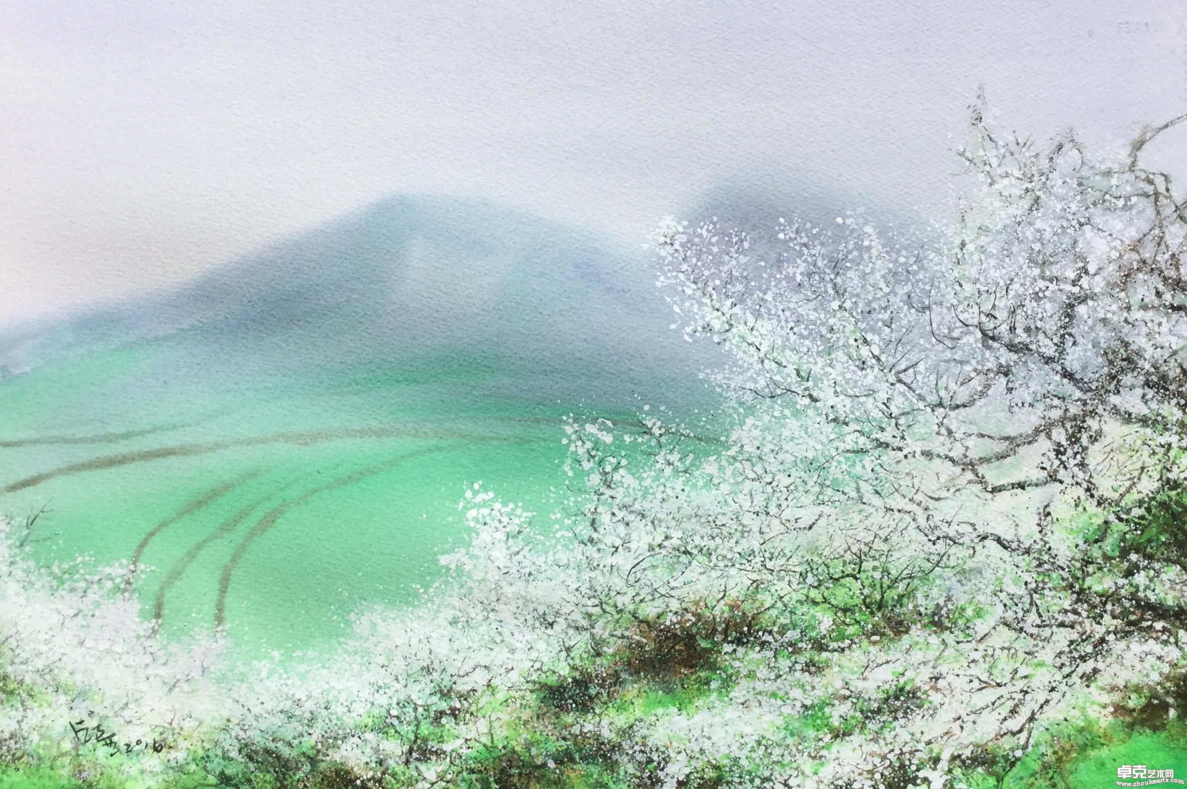 《乳房山》39x54cm