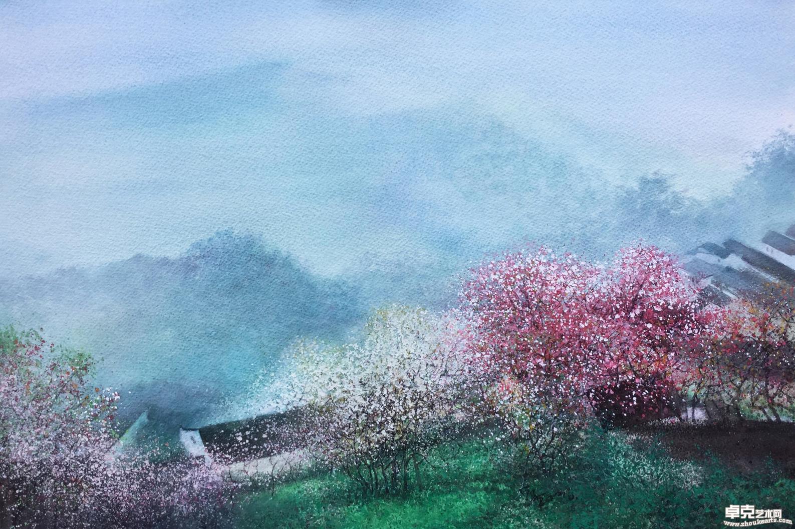 《空谷幽》39x58cm