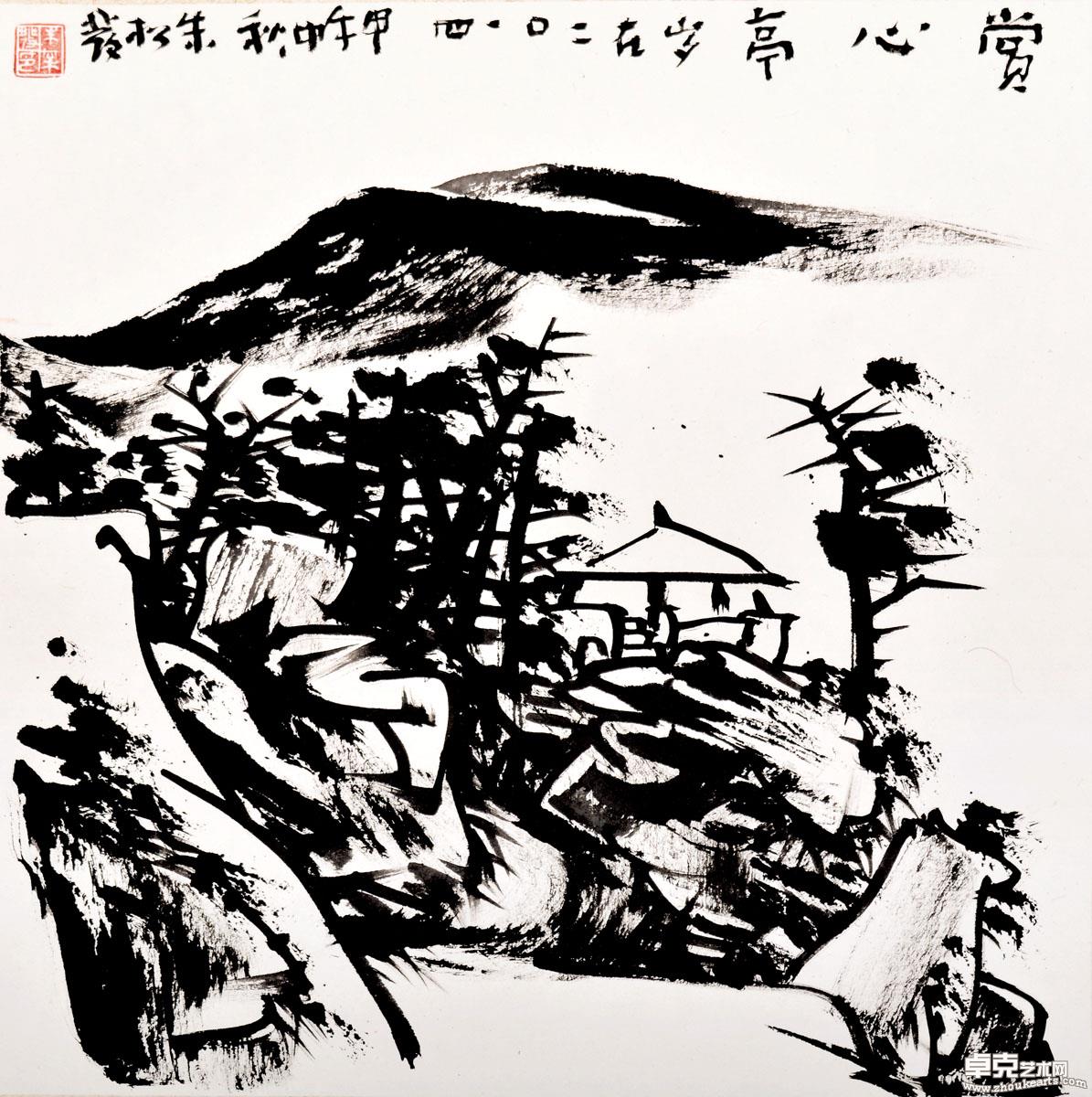 赏心亭 68cmx68cm 