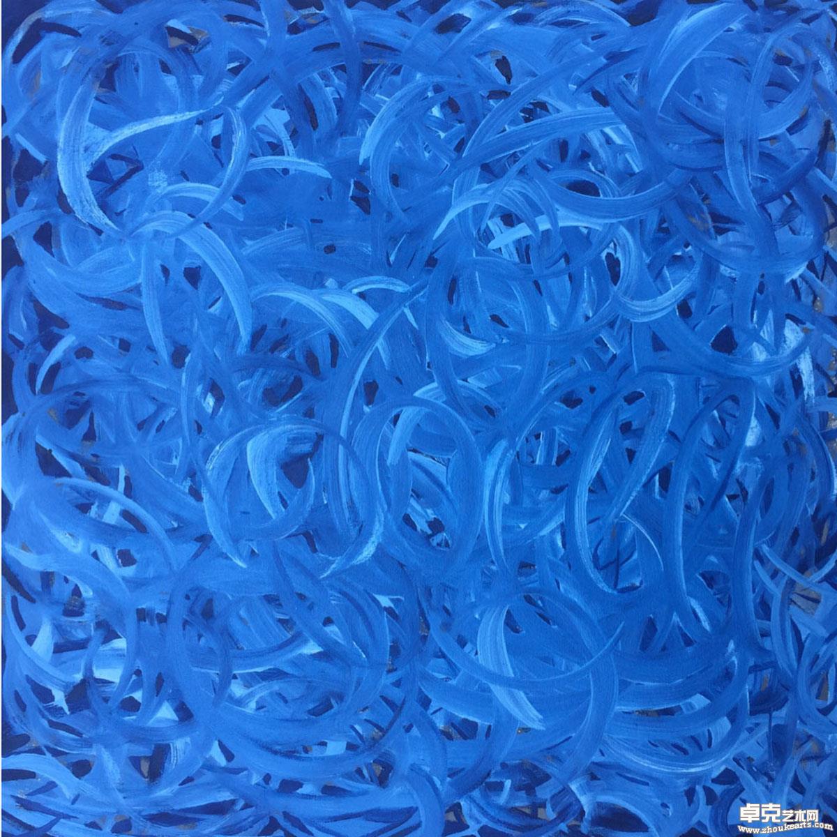 《蓝色无限系列之二 》68x68cm