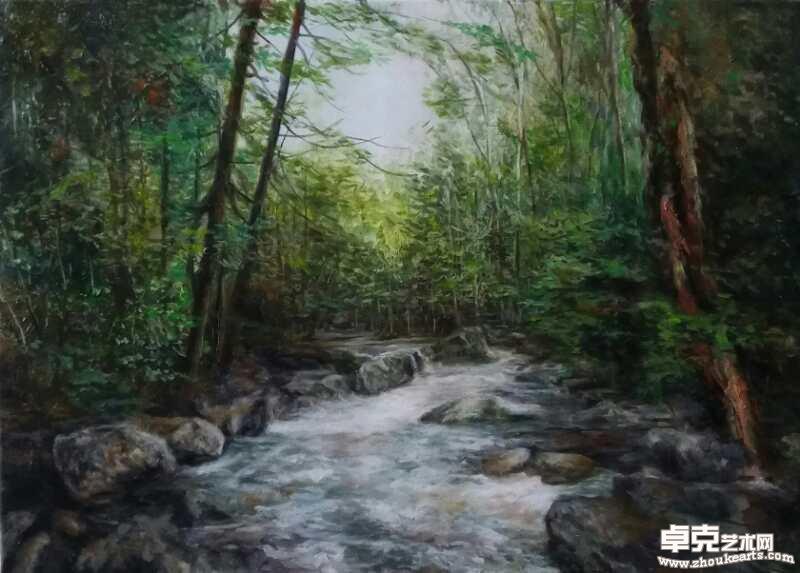 《丛林溪水二》