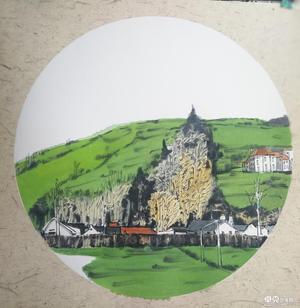 徐豪爱尔兰科克水墨风景写生作品之十二