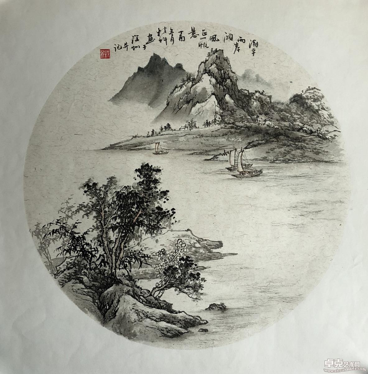 风正一帆悬之二50x50cm