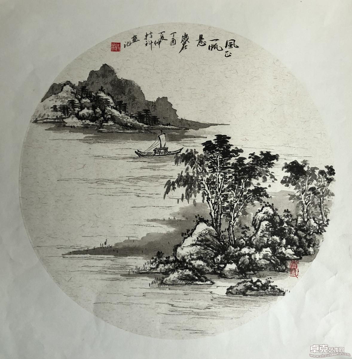 风正一帆悬之一 50x50cm
