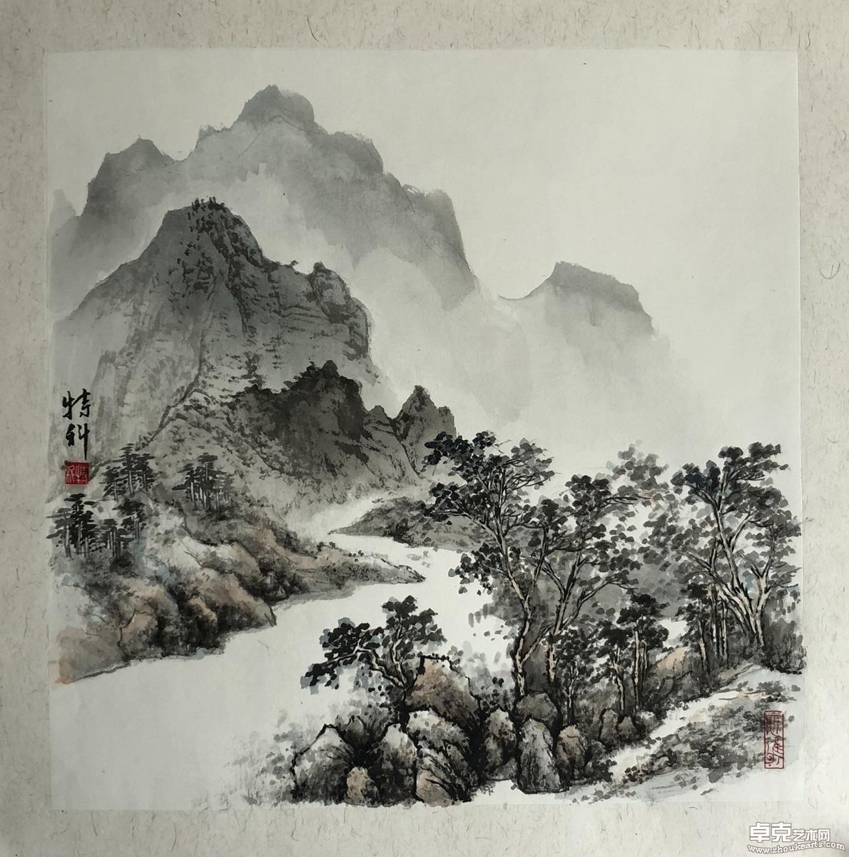 空山新雨之二 50x50cm
