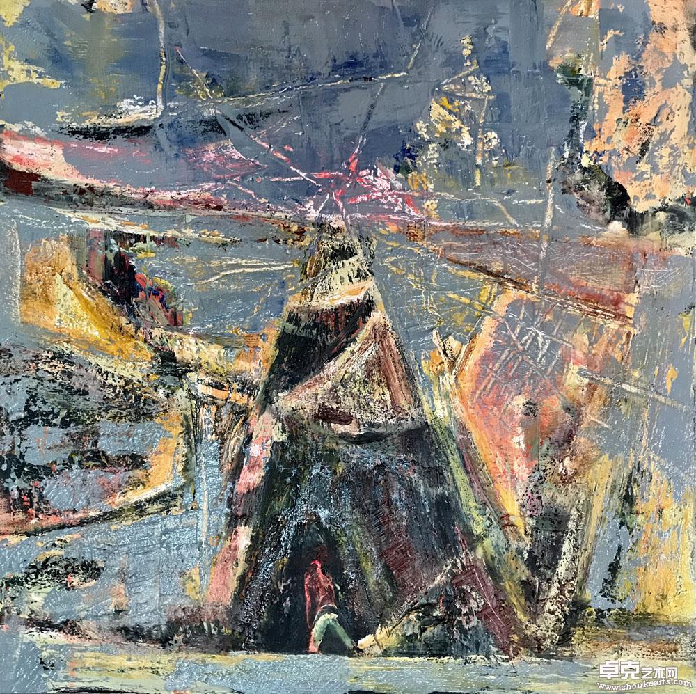 《塔》80x80cm 
