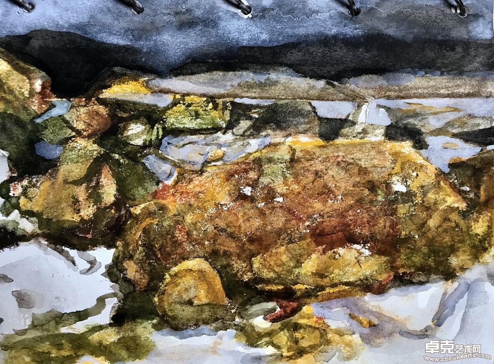 《西行》21x29cm 