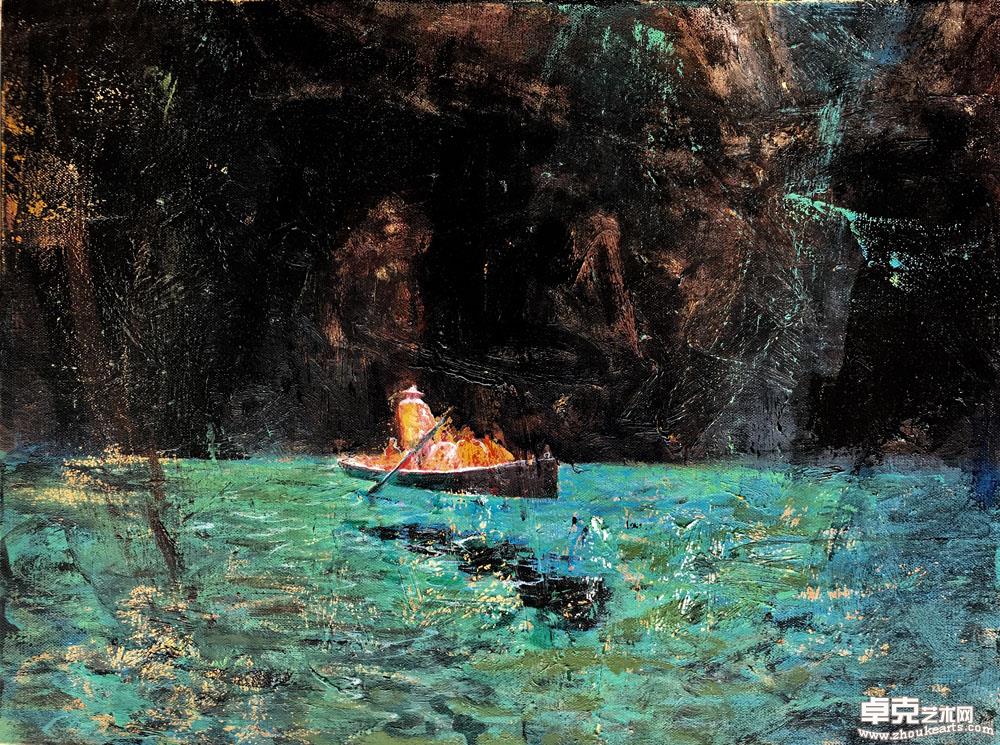  《乡情》60x80cm 
