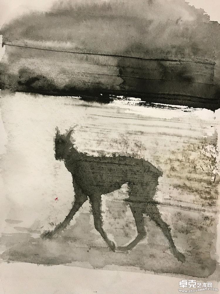 《夜》29x21cm 