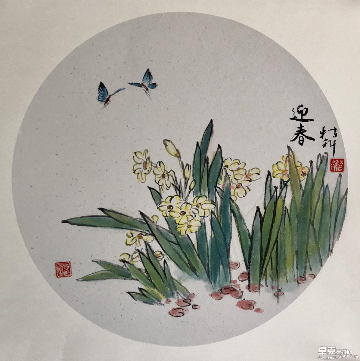 迎春33x33cm