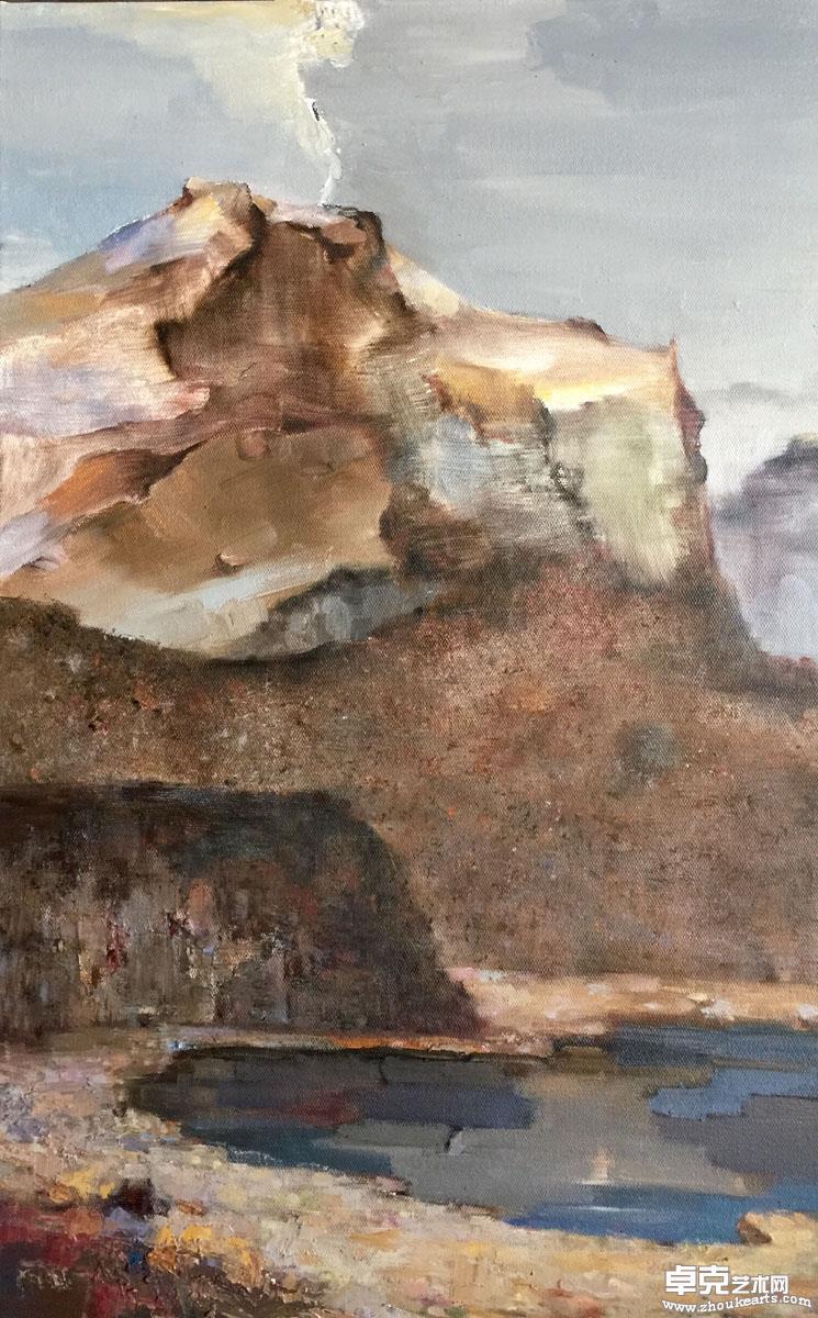 山那边系列之三  50x80cm